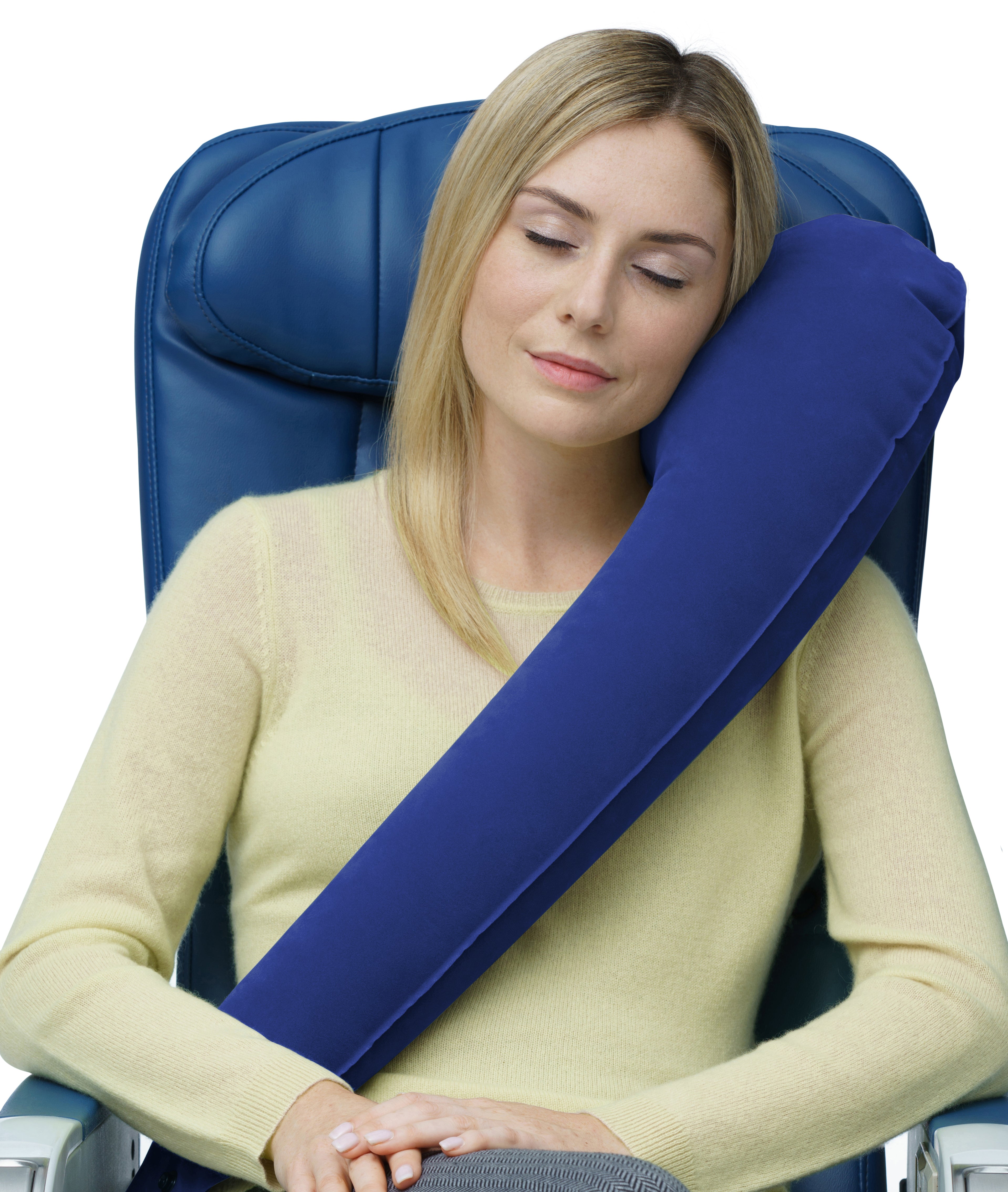 SkyRest®️ Inflatable Travel Pillow, Ergonomic Design
