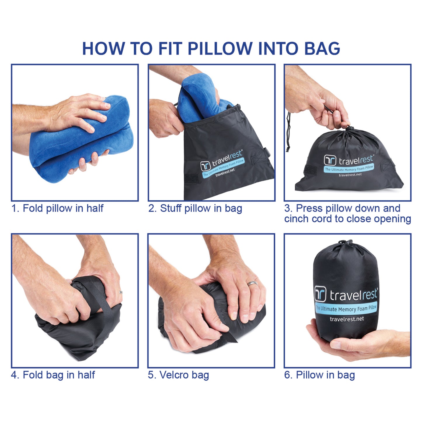 Stuff Sack for Nest Memory Foam Pillow
