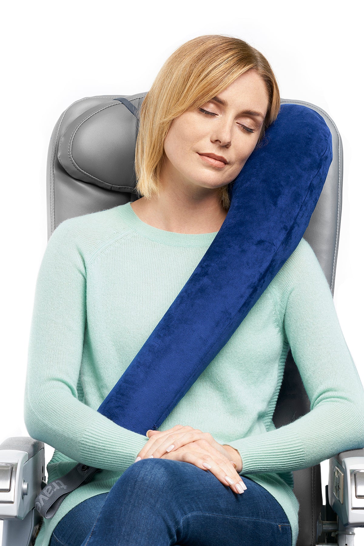 Travelrest All-in-One Premium Travel Pillow / Neck Pillow - Plush Washable Cover